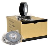 Magtape XTRA gaffa tape 50mm x 50m zwart   -  doos 24 rollen