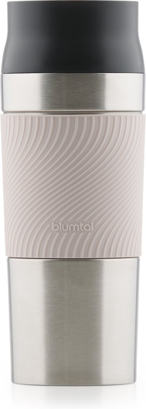 Blumtal Thermosbeker Classic - Lekvrij, BPA-Vrij en Vaatwasserbestendig - Hoge Kwaliteit Thermosfles met Quick-Press Sluiting - Travel Mug 500 ml - Roze