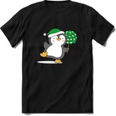 Christmas Buddy's Kerst T-shirt | Groen | Jongens / Meisjes | Grappige Foute kersttrui Shirt Cadeau | Kindershirt | Leuke Elf, Rendier, Kerstboom en Kerstballen Ontwerpen. Maat 146