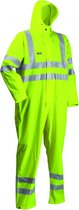 Lyngsøe Rainwear Hi-Vis Regenoverall fluor geel XXXL