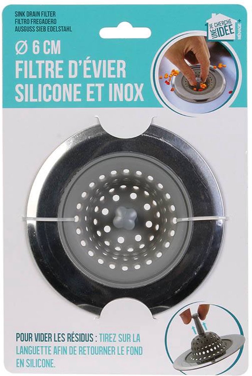 Crépine d'évier en silicone