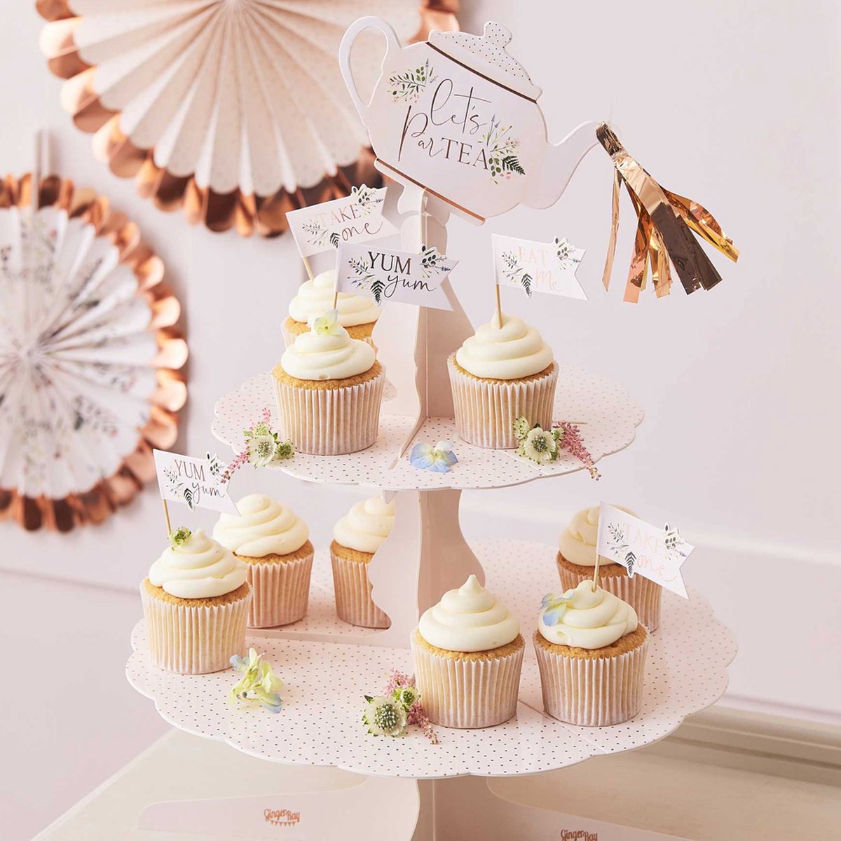 Hapjes & Cupcake Standaard Let's Partea