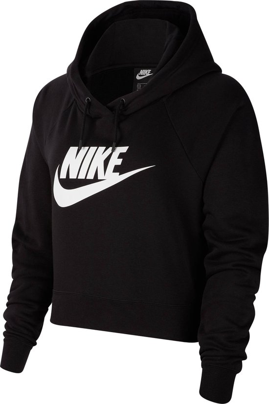 Nike Sportswear Essential Fleece Gx Crop Dames Hoodie - Maat XL