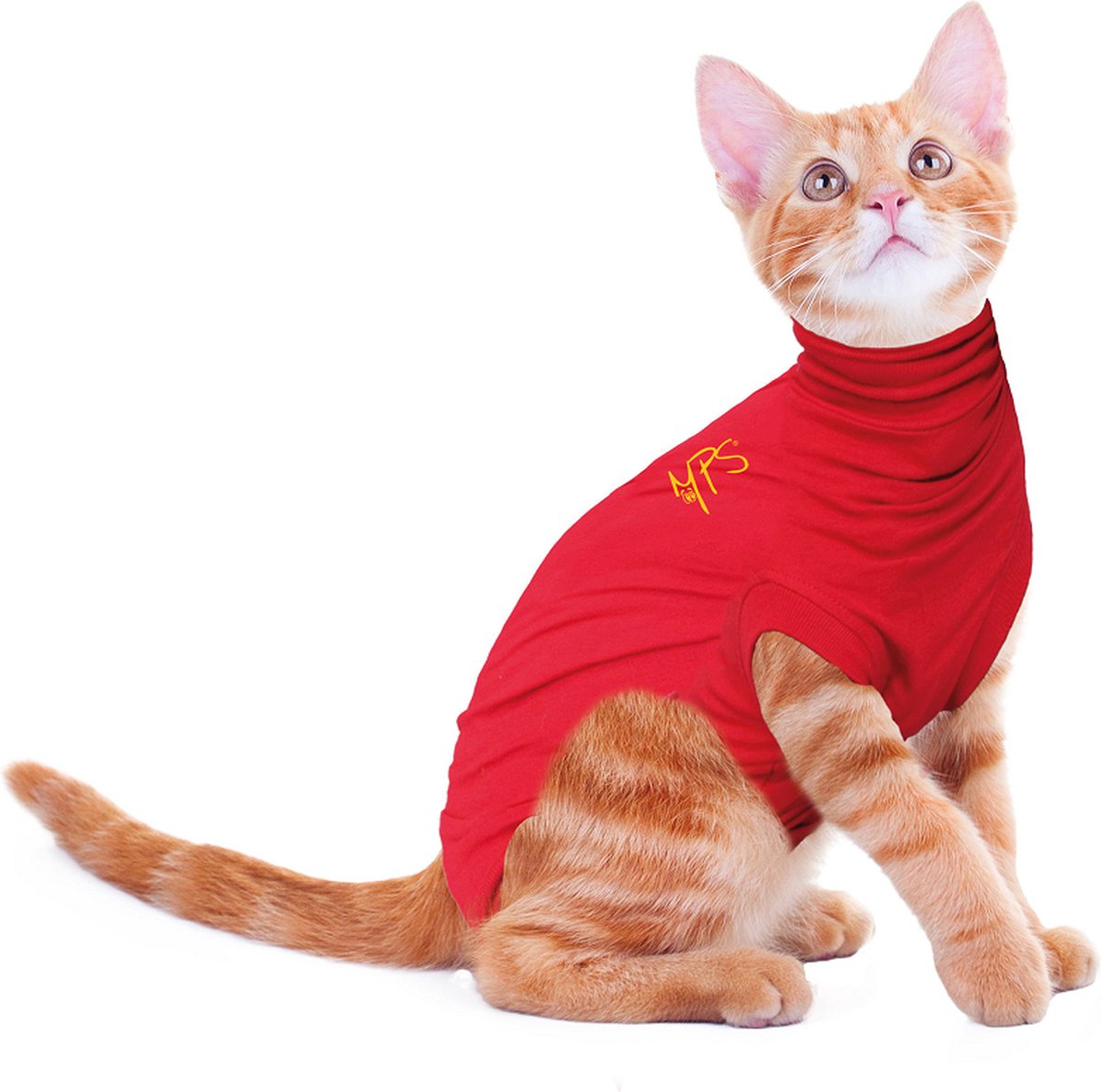 zonsopkomst Ambtenaren geur Medical Pet Shirt Kat - Rood - XS | bol.com