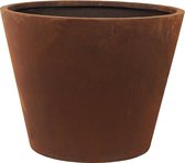 Plantenwinkel Ter Steege Unique Conic L 75x58 cm bloempot roest