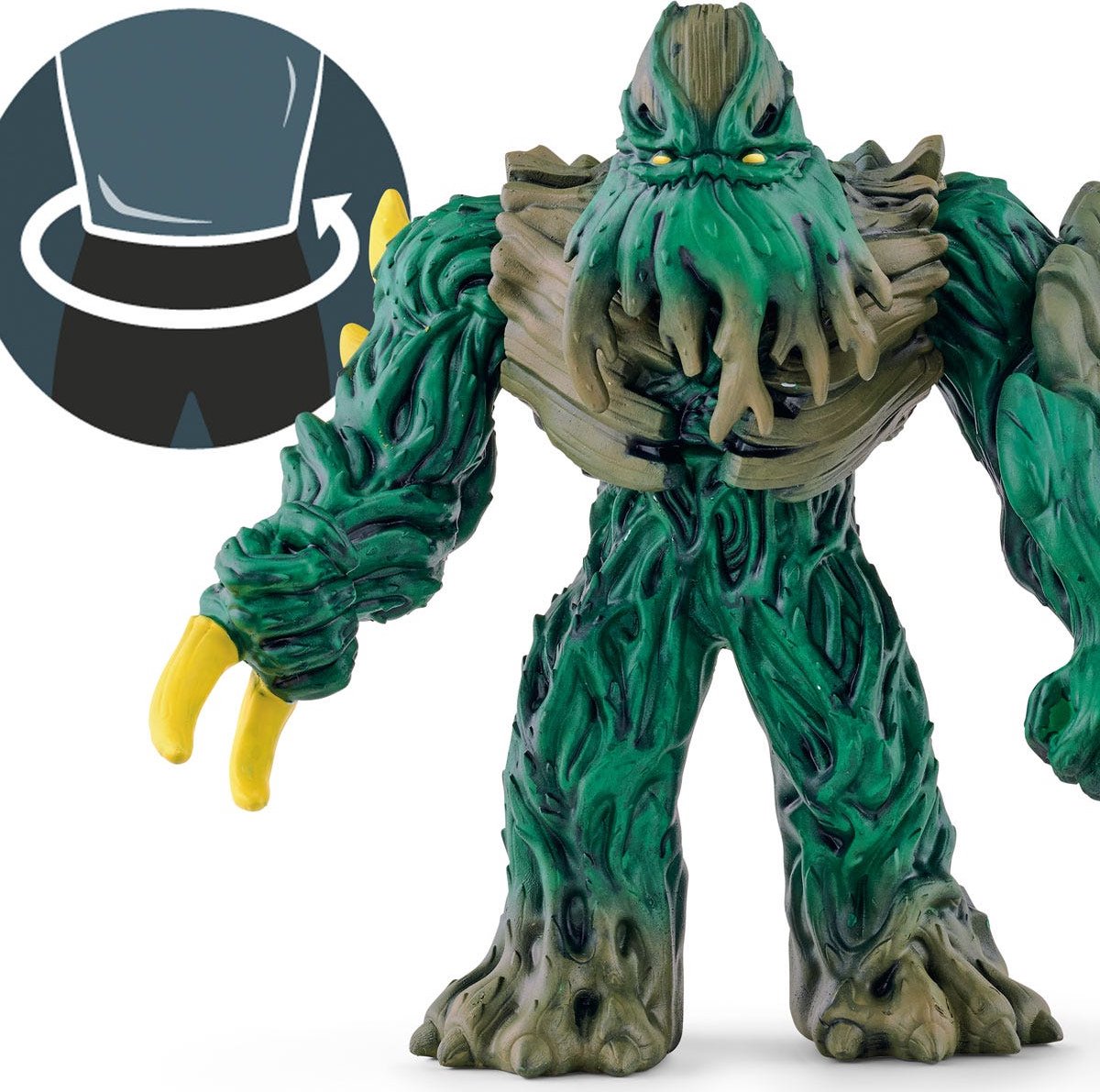 Schleich Eldrador Jungleheerser: camouflage speelfiguur met schild thumbnail 3