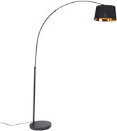 QAZQA arc_basic - QAZQA - 1 lumière - H 170 cm - Zwart
