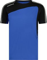 Masita | Sportshirt Forza - Licht Elastisch Polyester - Ademend Vochtregulerend - ROYAL BLUE/BLAC - M