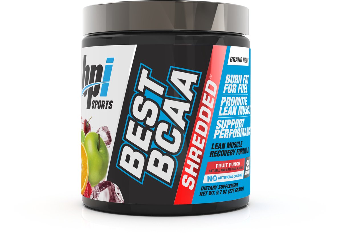 BPI Sports Best BCAA Shredded (25 serv) Fruit Punch - Aminozuren - BCAA