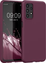 kwmobile telefoonhoesje geschikt voor Samsung Galaxy A23 4G / 5G - Hoesje voor smartphone - Back cover in bordeaux-violet