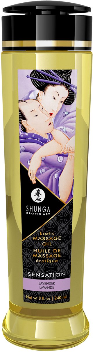 Shunga - Massageolie - Sensation Lavender - Lavendel -240 ml