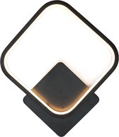 Olucia Clay - Moderne Wandlamp - Aluminium - Zwart