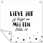 Affiche De Jardin Remerciement Prof Professeur Zwart Citation 0x0 Cm Bol Com