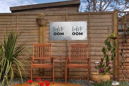 Affiche de jardin Citations - Oncle - Amour - 60x30 cm