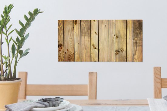 Peinture sur toile Rural - Planche - Bois - 40x20 cm - Décoration murale