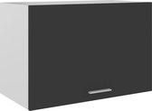 vidaXL Hangkast 60x31x40 cm spaanplaat grijs