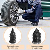 Kit de réparation de pneus de voiture scooter moteur scooter 4 pièces - kit de réparation de pneus - jeu de bouchons - accessoires de voiture