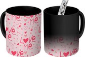 Magische Mok - Foto op Warmte Mokken - Koffiemok - Love - Design - Valentijn - Magic Mok - Beker - 350 ML - Theemok