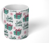Mok - Koffiemok - Kerstcadeau - Quotes - Sneeuwvlok - Patronen - Mokken - 350 ML - Beker - Koffiemokken - Theemok
