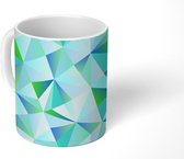 Mok - Koffiemok - 3D - Glas - Geometrie - Patronen - Mokken - 350 ML - Beker - Koffiemokken - Theemok