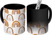 Magische Mok - Foto op Warmte Mokken - Koffiemok - Regenboog - Patronen - Scandinavië - Magic Mok - Beker - 350 ML - Theemok