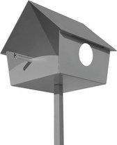 Piep Show XXL Vogelhuis - zilver