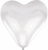 ballon Hart 40,6 cm latex wit 10 stuks