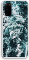 Case Company® - Samsung Galaxy S20 hoesje - Zee golf - Soft Cover Telefoonhoesje - Bescherming aan alle Kanten en Schermrand