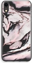 Case Company® - iPhone XR hoesje - Roze stroom - Soft Cover Telefoonhoesje - Bescherming aan alle Kanten en Schermrand