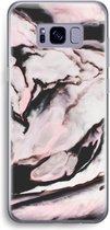 Case Company® - Samsung Galaxy S8 hoesje - Roze stroom - Soft Cover Telefoonhoesje - Bescherming aan alle Kanten en Schermrand