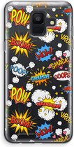 Case Company® - Samsung Galaxy A6 (2018) hoesje - Pow Smack - Soft Cover Telefoonhoesje - Bescherming aan alle Kanten en Schermrand