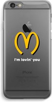 Case Company® - iPhone 6 / 6S hoesje - I'm lovin' you - Soft Cover Telefoonhoesje - Bescherming aan alle Kanten en Schermrand