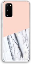 Case Company® - Samsung Galaxy S20 hoesje - A touch of peach - Soft Cover Telefoonhoesje - Bescherming aan alle Kanten en Schermrand