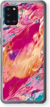 Case Company® - Samsung Galaxy A31 hoesje - Pastel Echoes - Soft Cover Telefoonhoesje - Bescherming aan alle Kanten en Schermrand