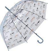 Juleeze Paraplu Volwassenen Ø 60 cm Blauw Kunststof Katten Regenscherm