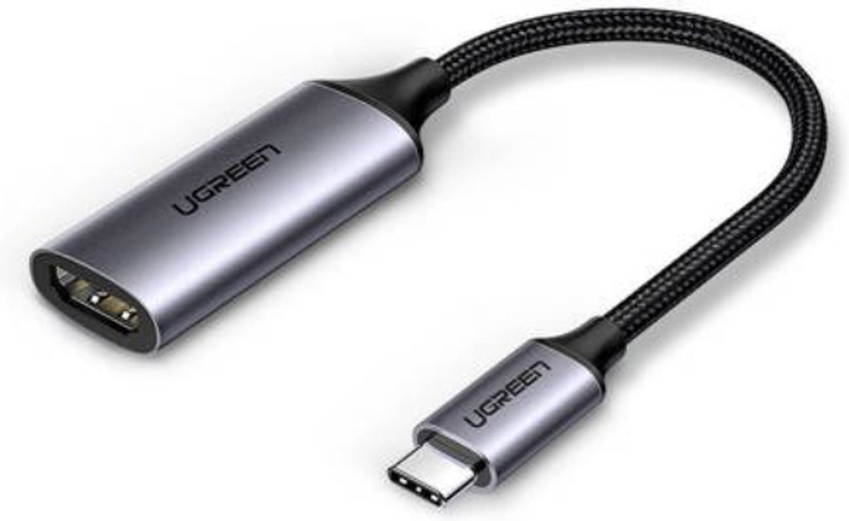 UGREEN USB C naar HDMI Adapter - USB C HDMI - HDMI Switch 4K - Geschikt voor Apple MacBook Air en Pro - Type-c to HDMI Converter - Thunderbolt 3 - Lenovo - Samsung - Chromebook - HP (grijs) 022585