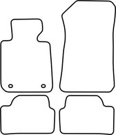 Mattenset BMW 1-serie - E80 - E81 - E84 modellen 2005 - 2012