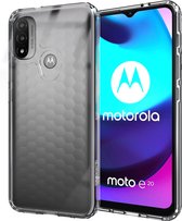 Accezz Hoesje Geschikt voor Motorola Moto E20 Hoesje - Accezz Xtreme Impact Backcover 2.0 - Transparant