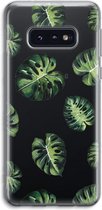 Case Company® - Samsung Galaxy S10e hoesje - Tropische bladeren - Soft Cover Telefoonhoesje - Bescherming aan alle Kanten en Schermrand