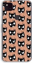 Case Company® - Google Pixel 4a 5G hoesje - Kat - Soft Cover Telefoonhoesje - Bescherming aan alle Kanten en Schermrand