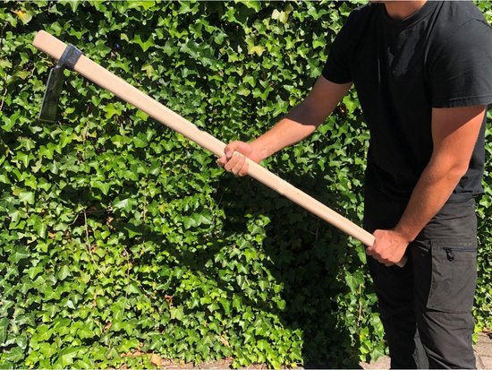 Talen Tools - Landhak - Onkruidhak - Professioneel - Gesmeed - 14 cm - Essenhouten steel - 130 cm van Talen Tools — afbeelding 2