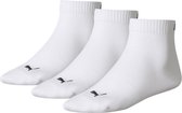 PUMA   Uni Sock quarter 3-pack wit WIT 43/46