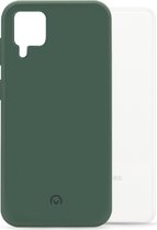 Samsung Galaxy A12 Hoesje - Mobilize - Rubber Gelly Serie - TPU Backcover - Groen - Hoesje Geschikt Voor Samsung Galaxy A12