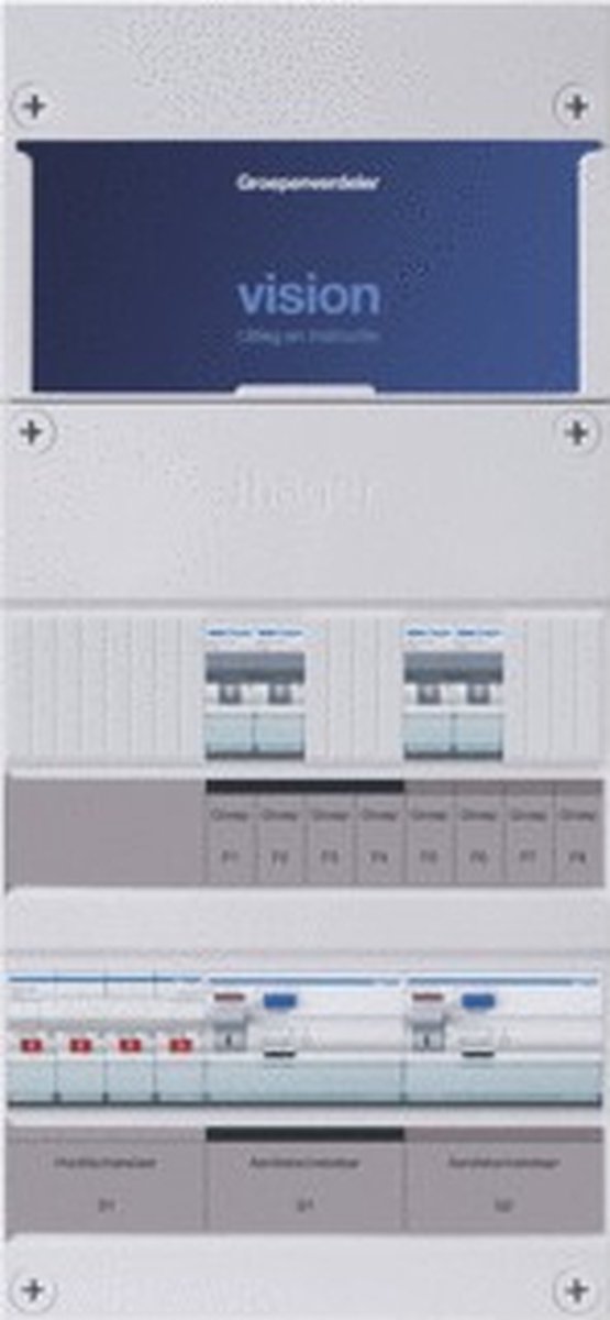 Hager VISION Installatiekast - VKG22L - E2XW2