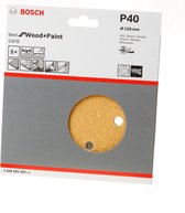 Bosch 2608900813 EXPERT Schuurvel C470 Best for Wood and Paint, diameter 150 mm, korrel 40, 6 gaten, 5x