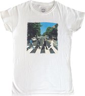 The Beatles Dames Tshirt -XL- Abbey Road Wit