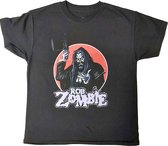 Rob Zombie Kinder Tshirt -Kids tm 10 jaar- Magician Zwart