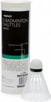 badmintonshuttles 8,5 cm synthetisch/foam wit 5 stuks