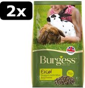 2x BURGESS EXCEL RABBIT ADULT MINT 2KG