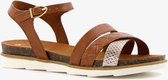 Nova dames sandalen - Cognac - Maat 39